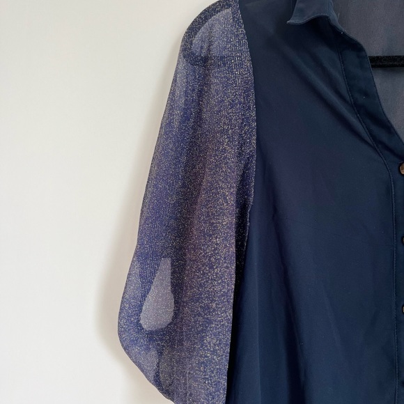 Blue blouse - Picture 2 of 2